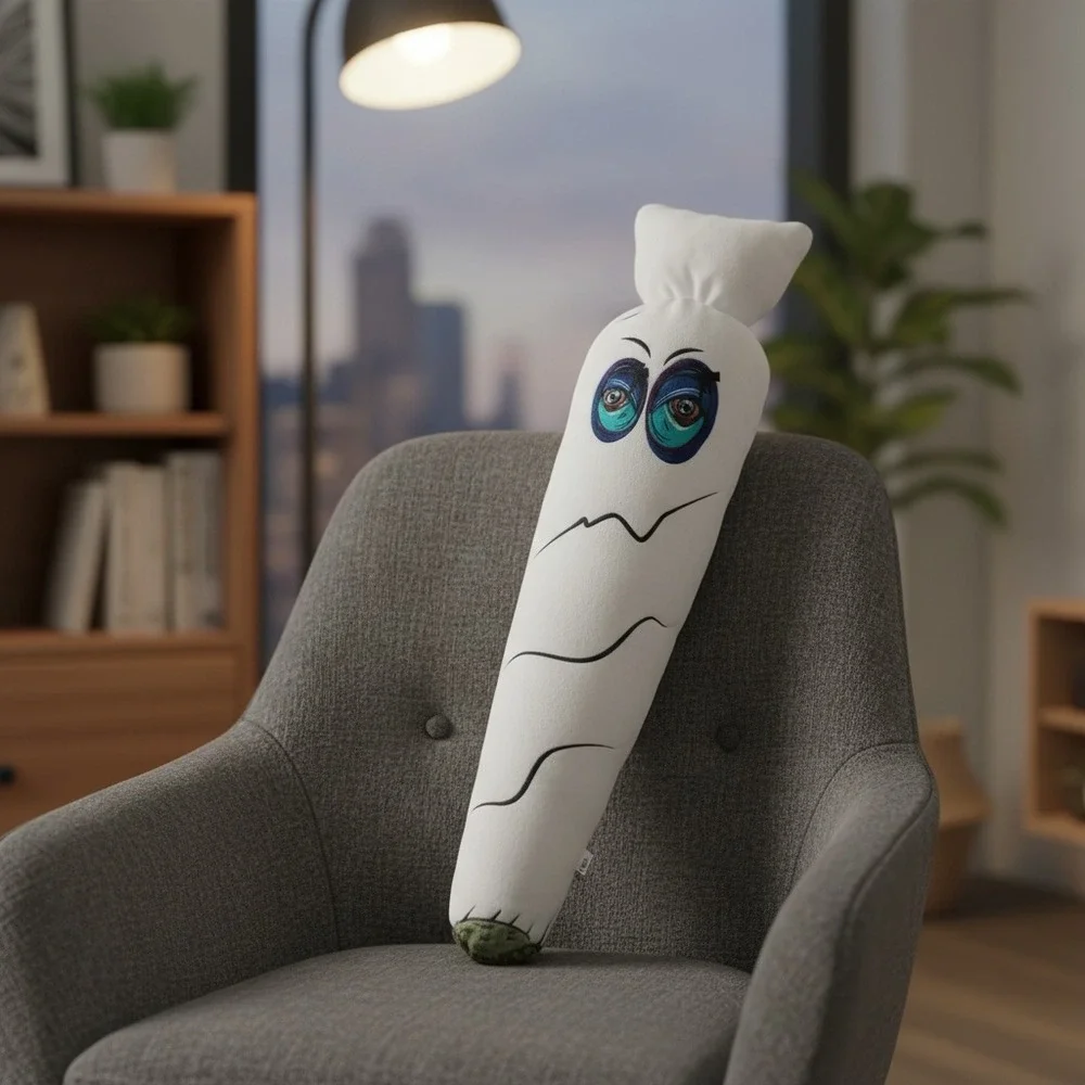 Dazed Society Hazey Kush Giant Plush Toy Pillow White Joint Character 30